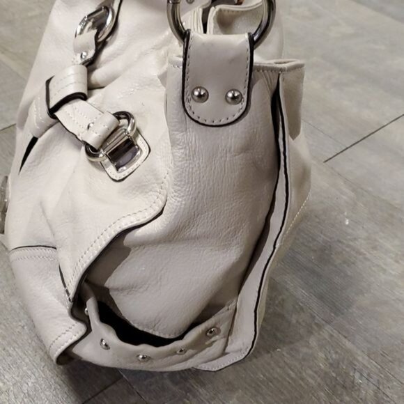 B Makowsky Leather Hobo Shoulder Bag Handbag Tote Purse Pebbled WOMEN'S WOMAN'S - Picture 4 of 11